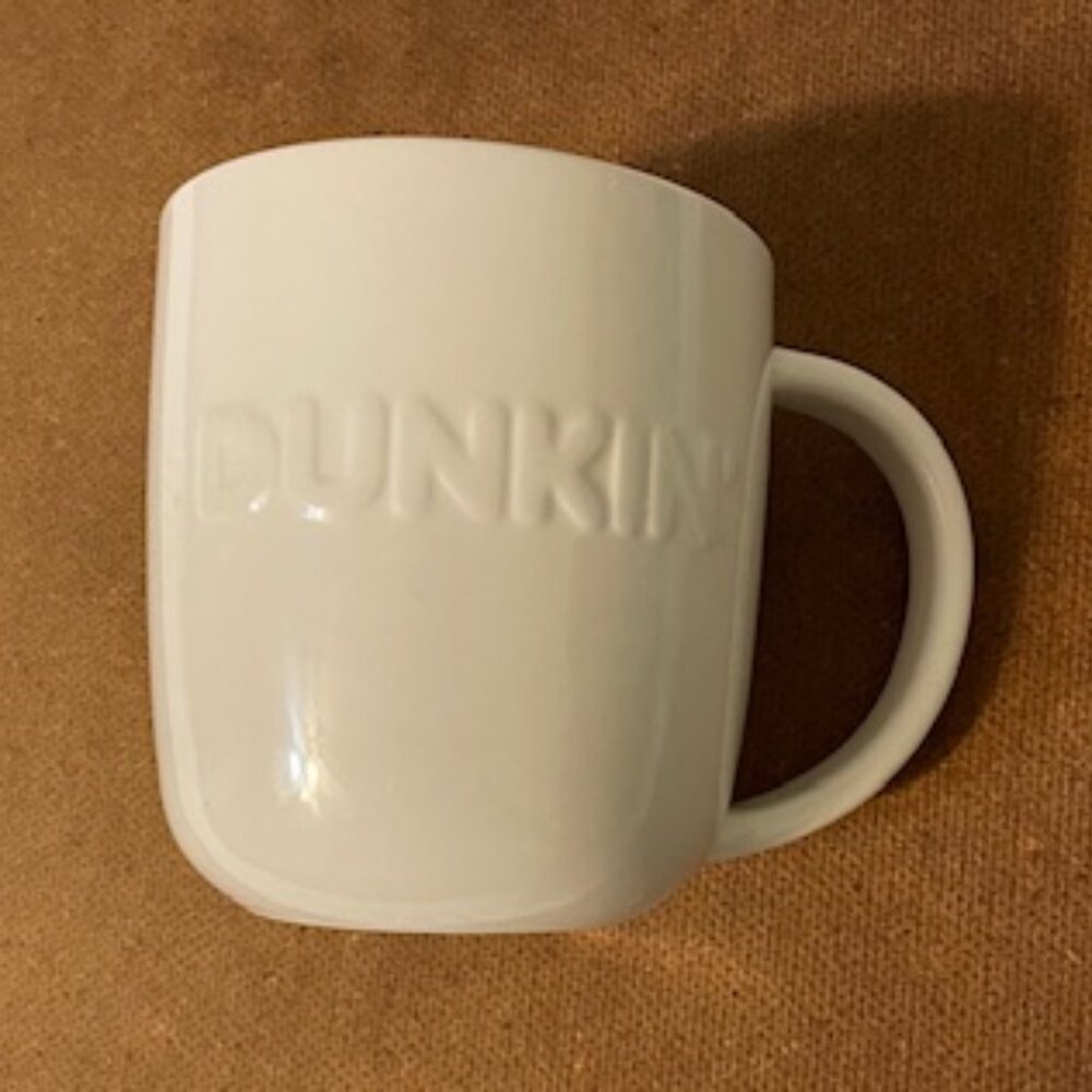 Dunkin' Donuts logo embossed  2023 Coffee / Tea Mug, 20 oz.